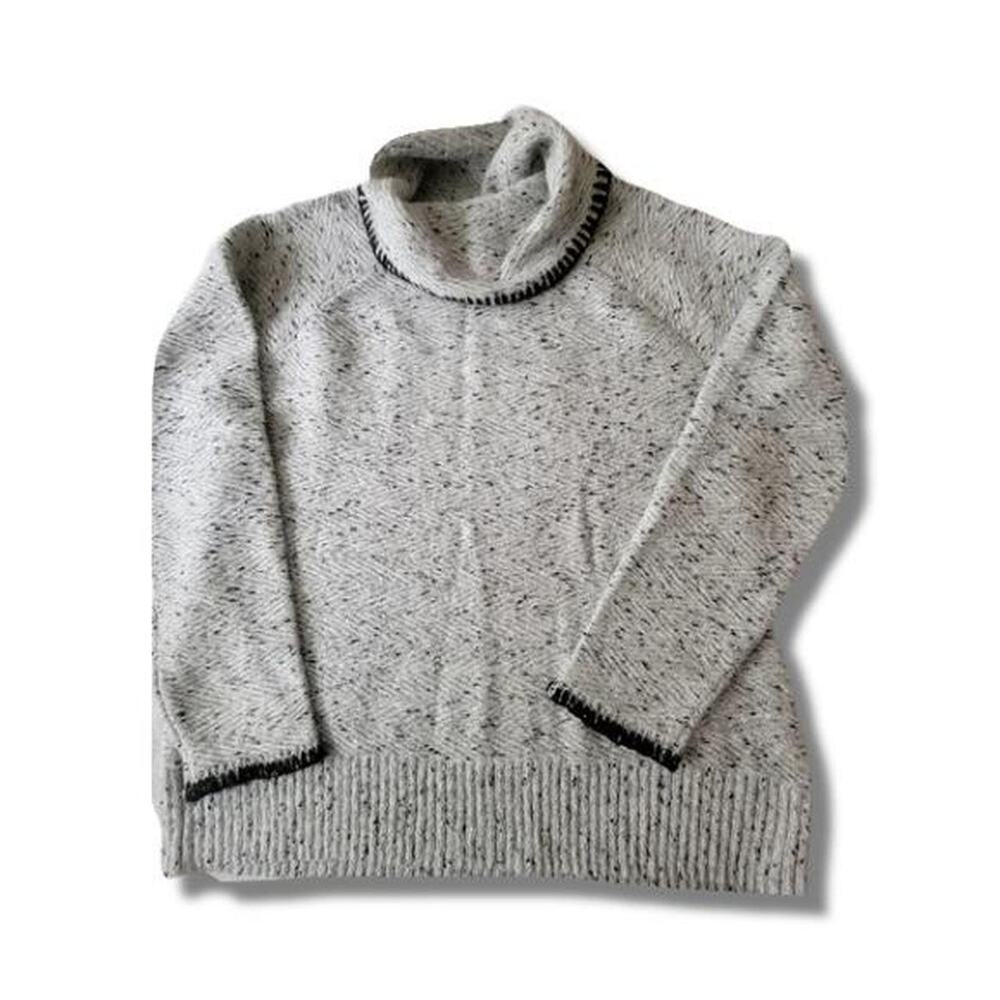 Gable & Gauge light gray knit turtleneck sweater Size small - Picture 1 of 5